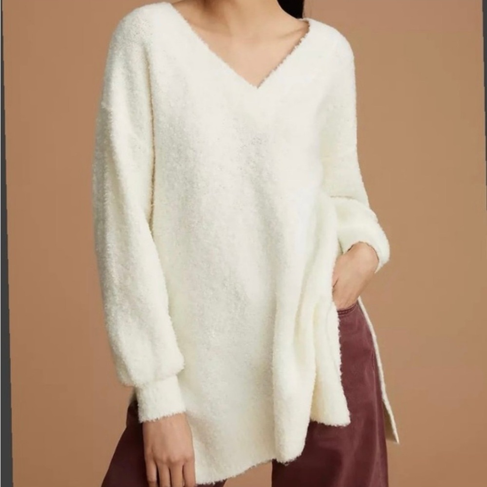 Anthropologie Teddy Tunic Oversized Sweater Size S